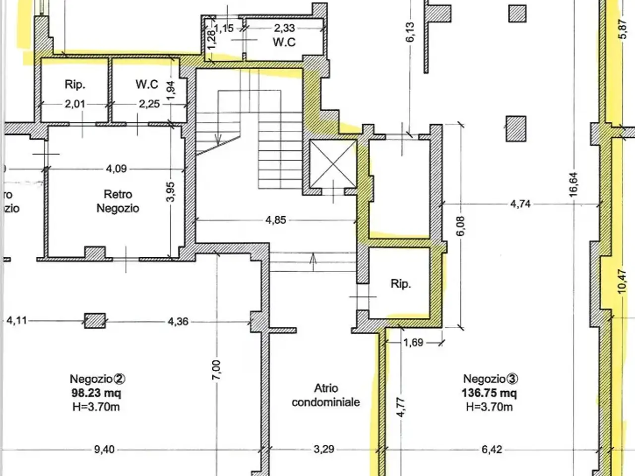 Negozio in Via Carlo Maratta, Ancona, {3} - Planimetria 1