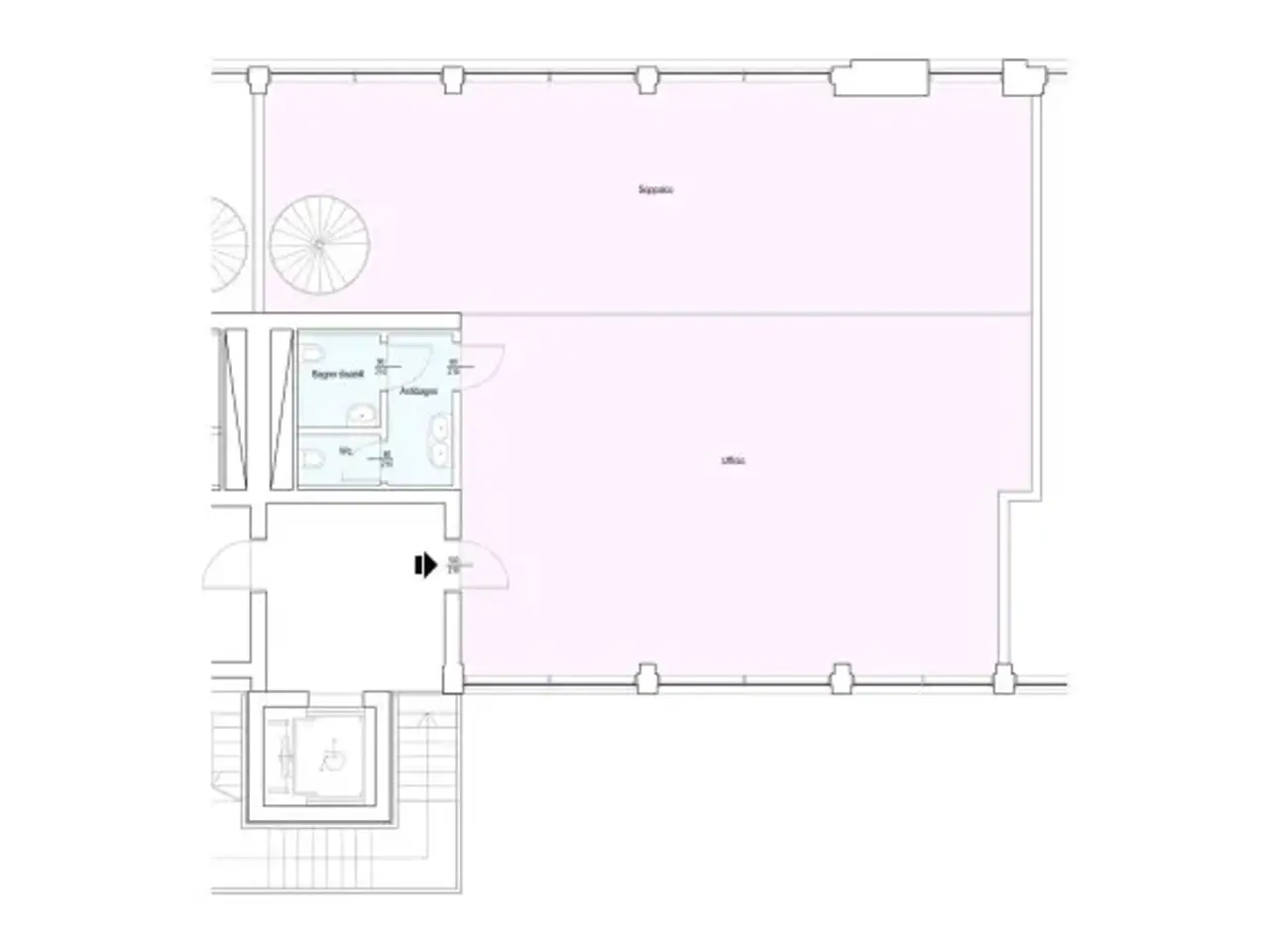 Ufficio in Via Rieti 4, Brescia, {3} - Planimetria 1