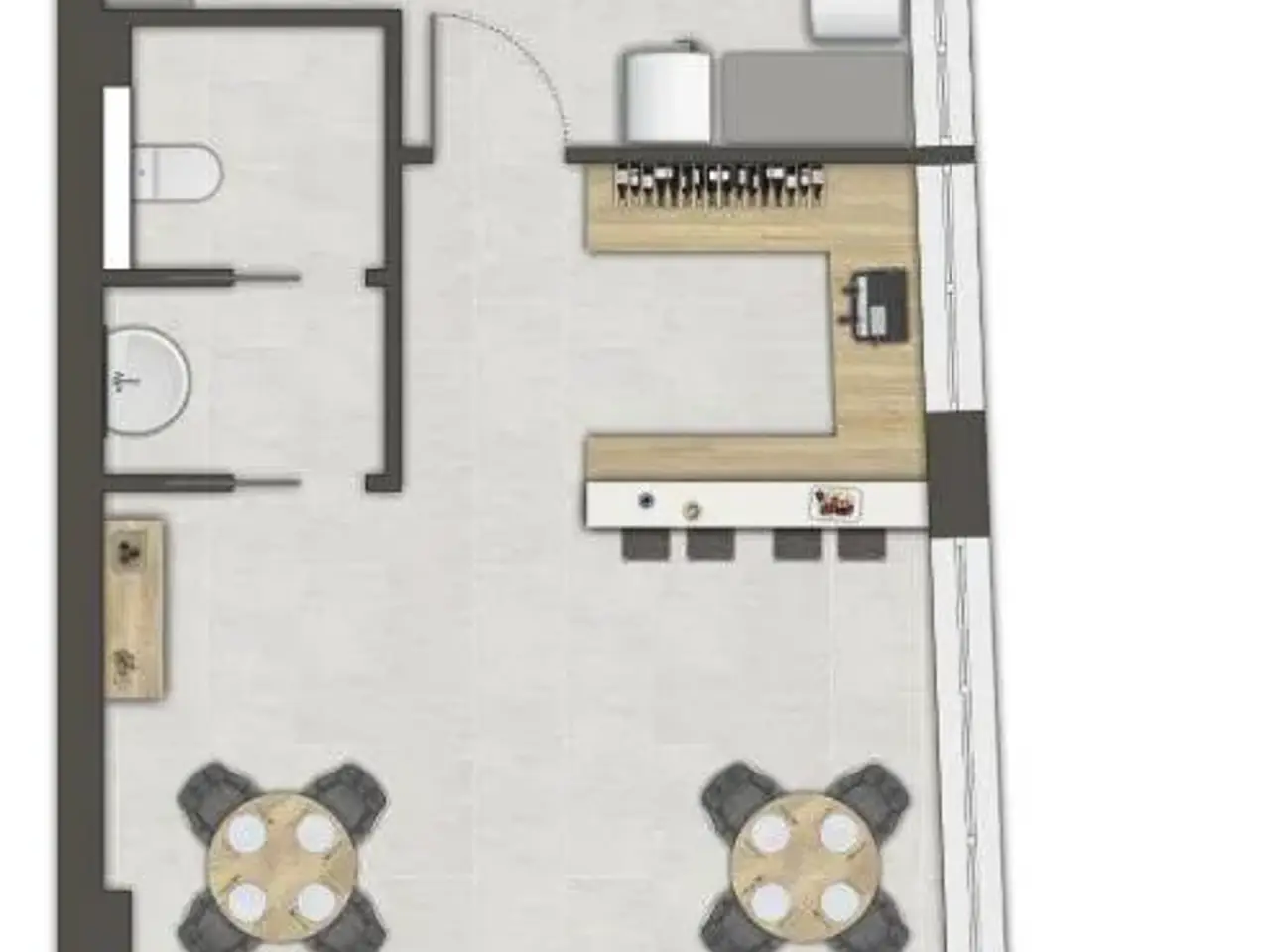 Negozio in Via Brunelleschi 4, Milano, {3} - Planimetria 1