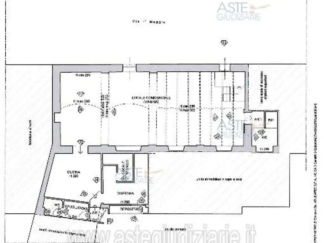 Negozio in Via I Maggio, 27, 14053 Canelli At, Italia 27, Canelli, {3} - Planimetria 1
