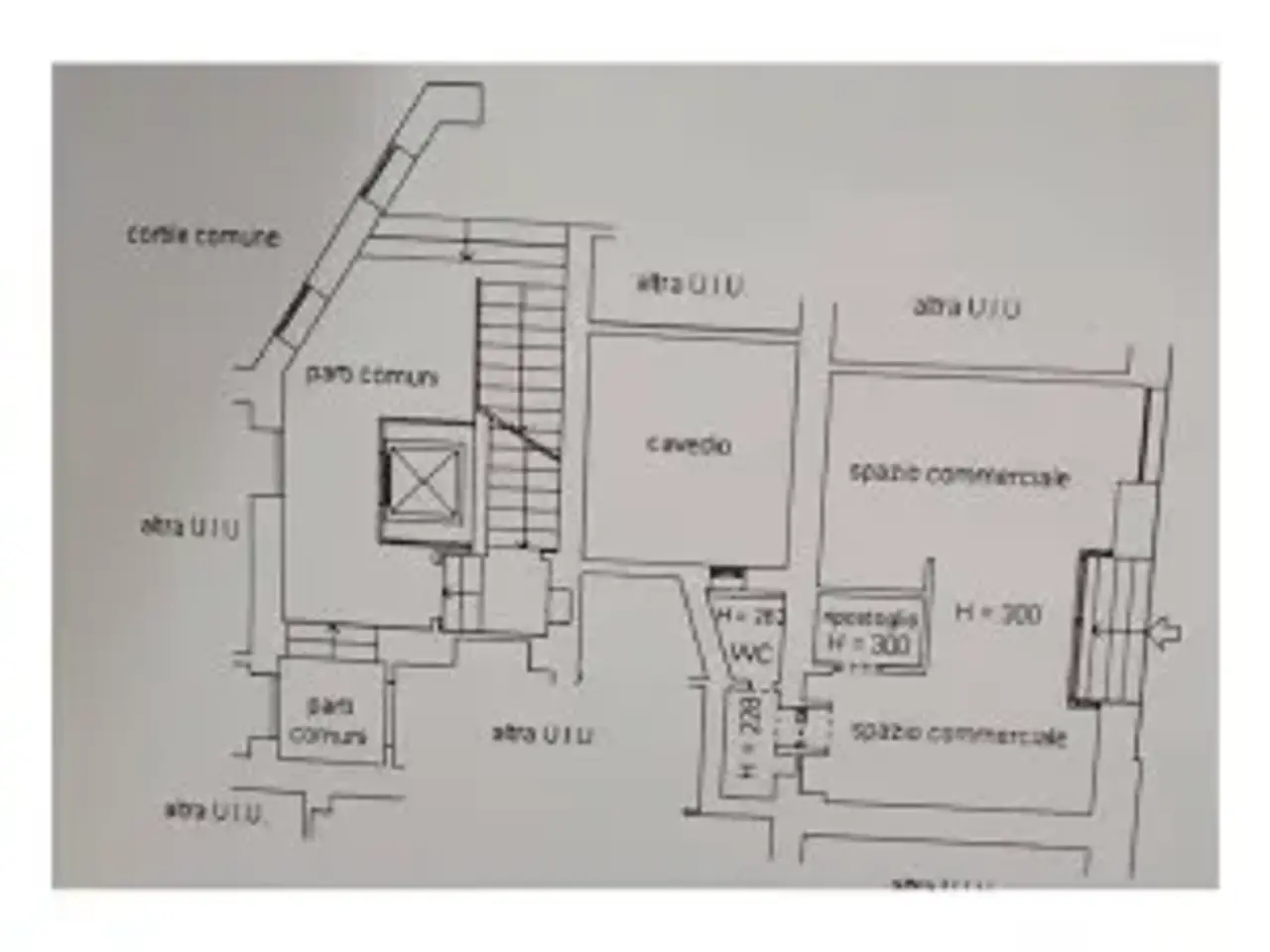 Parrucchiere in Piazza della Conciliazione, Milano, {3} - Planimetria 1