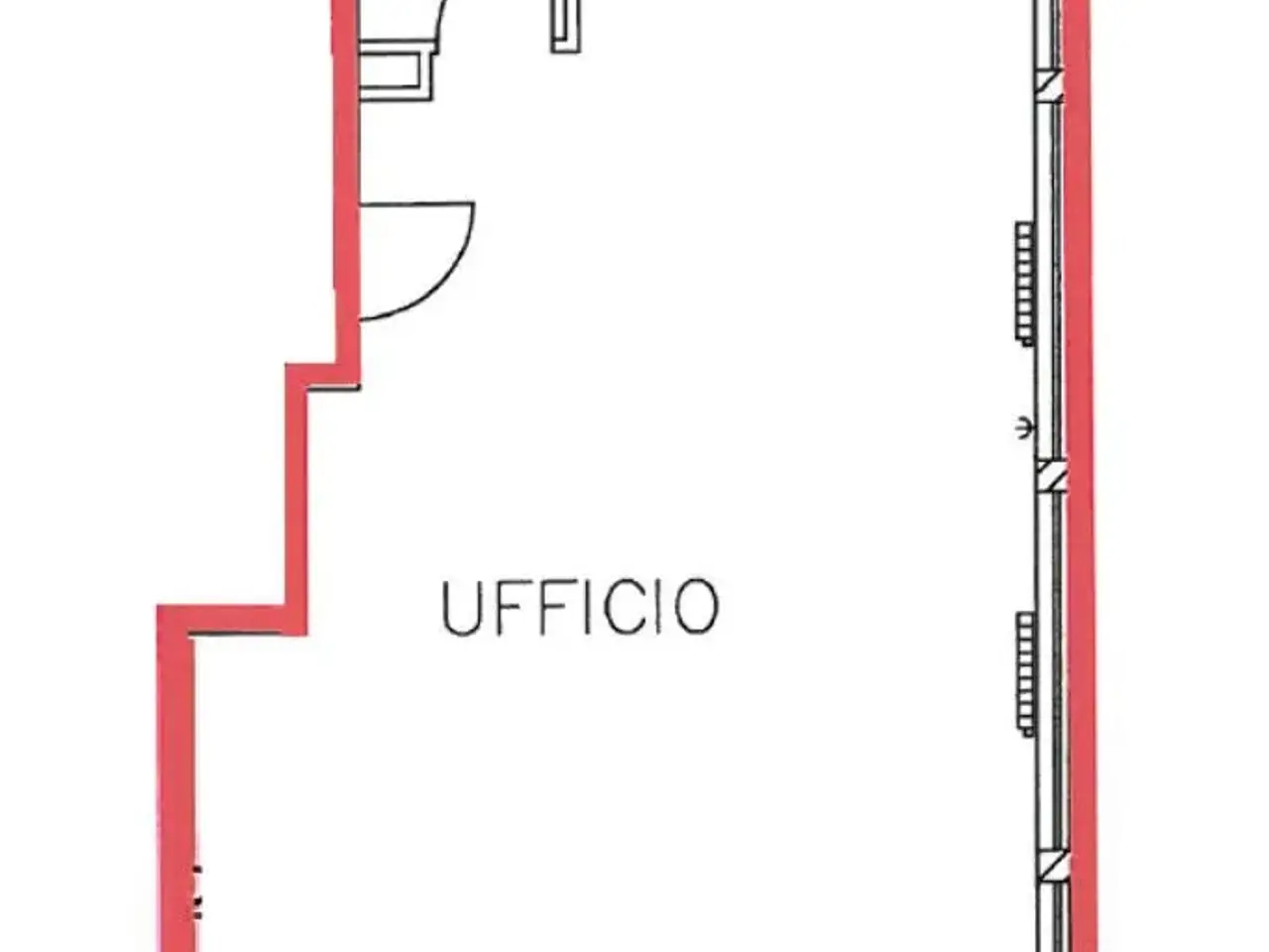 Ufficio in Piazza Caduti di Nassirya, Sant'Angelo Lodigiano, {3} - Planimetria 1