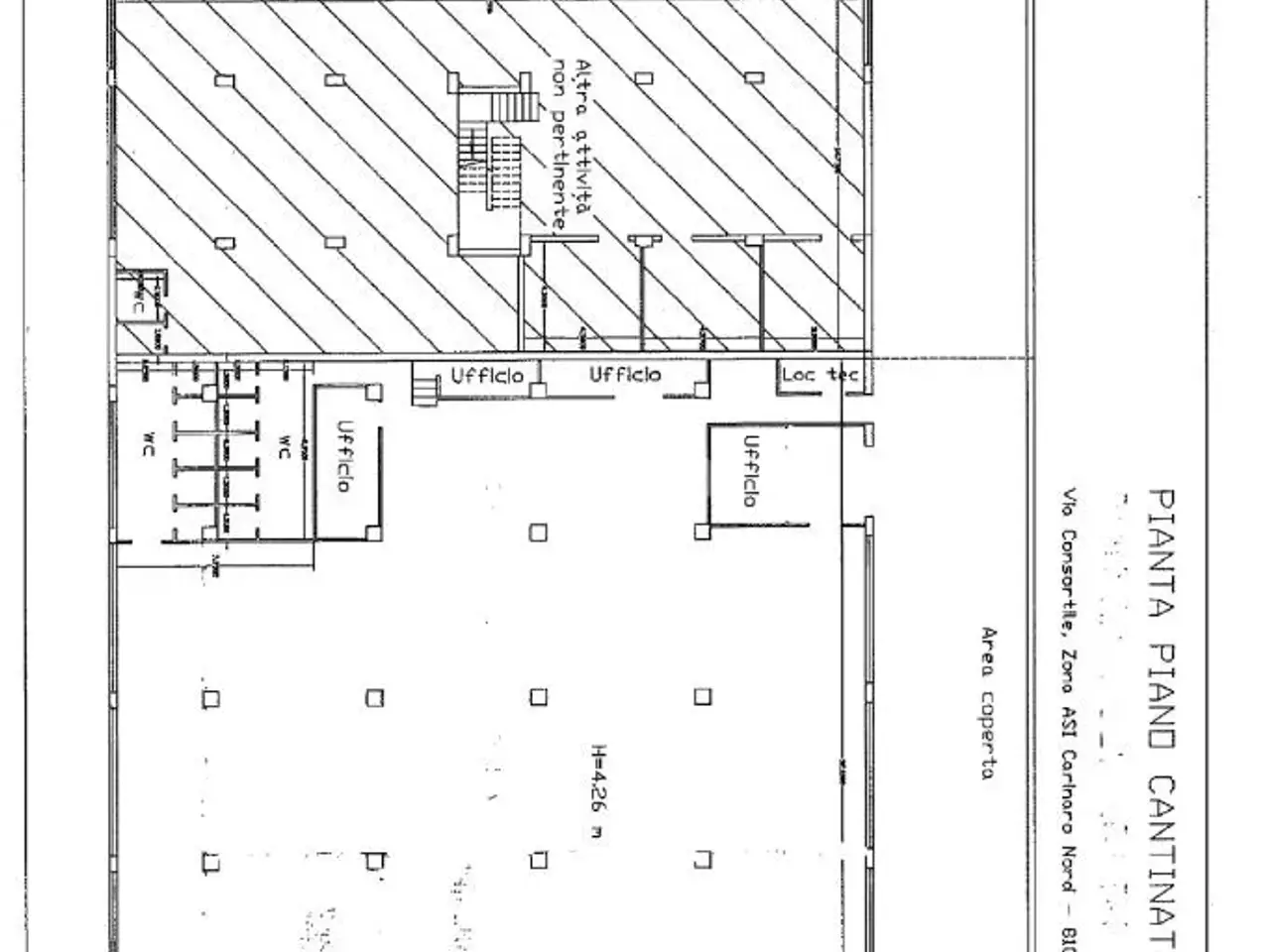 Capannone in Commerciale Strada Consortile 1, Carinaro, {3} - Planimetria 1