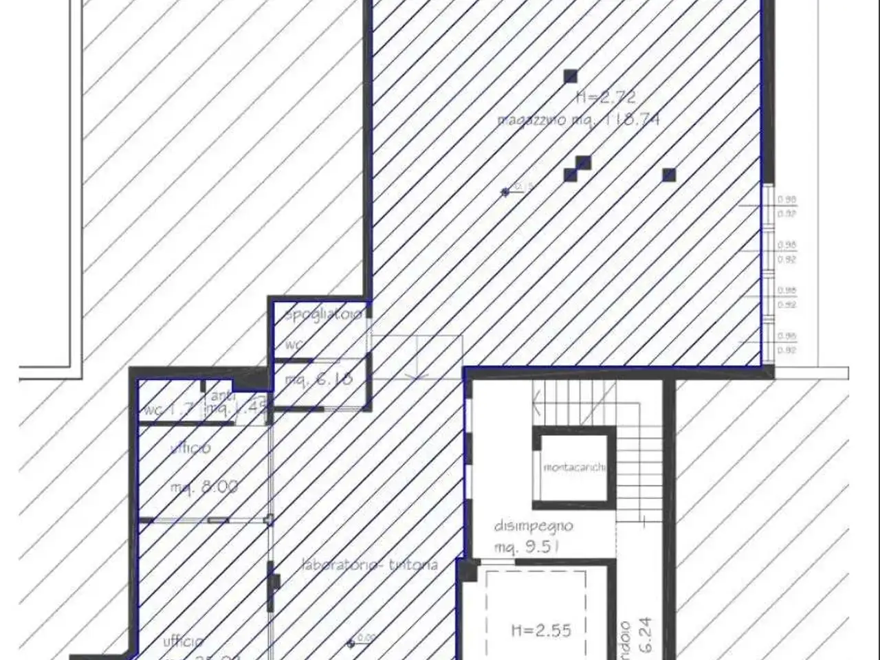 Magazzino in Via dell'Artigianato, Predazzo, {3} - Planimetria 1
