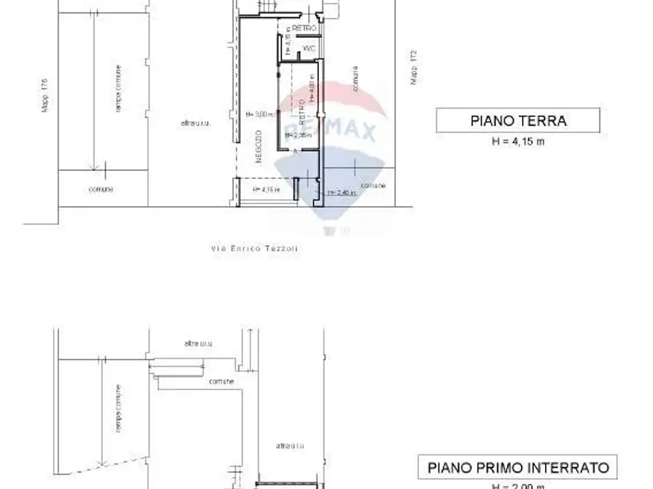 Bar in Via Enrico Tazzoli 7, Monza, {3} - Planimetria 1