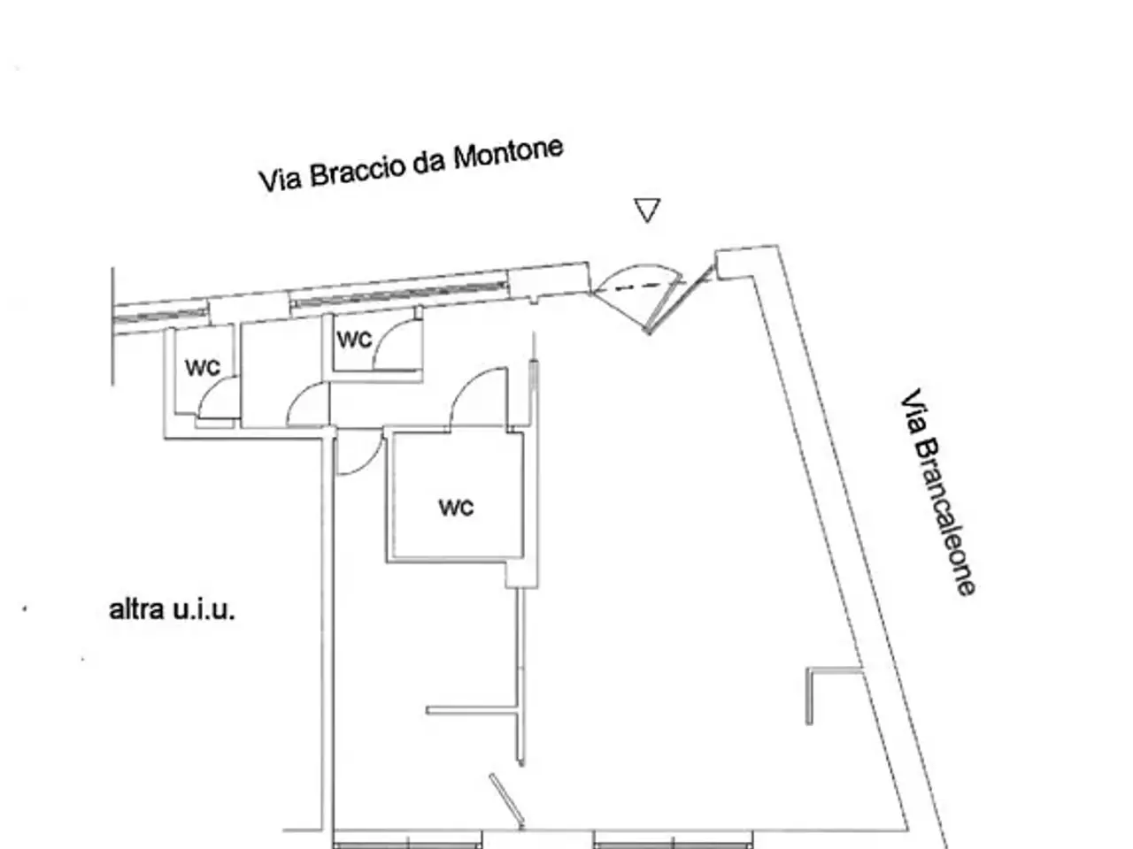 Negozio in Via Braccio da Montone, Roma, {3} - Planimetria 1