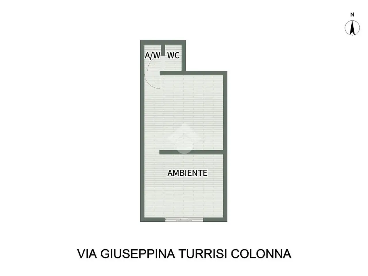 Negozio in Via Giuseppina Turrisi Colonna 80, Palermo, {3} - Planimetria 1