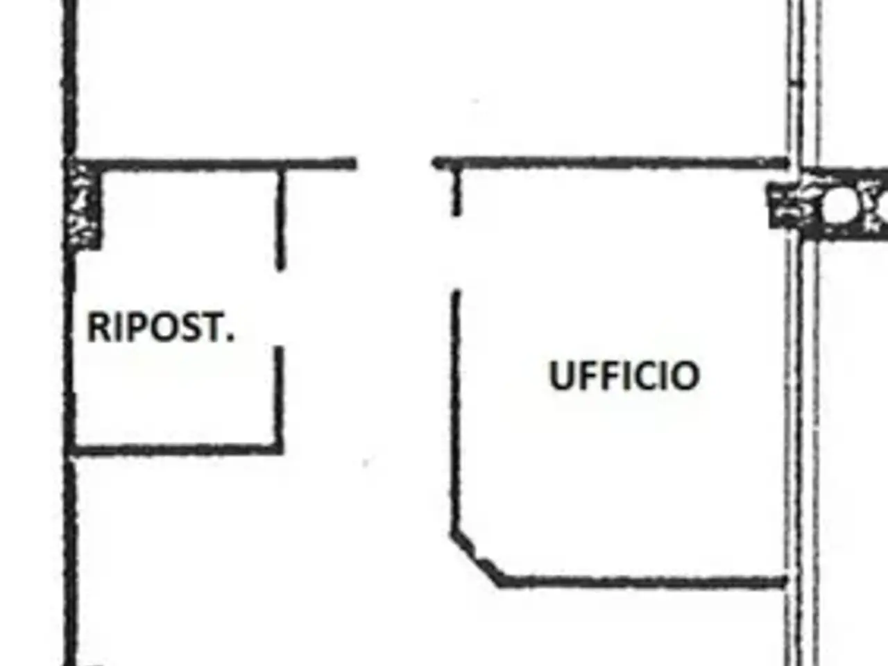 Ufficio in Corso Stati Uniti 23, Padova, {3} - Planimetria 1