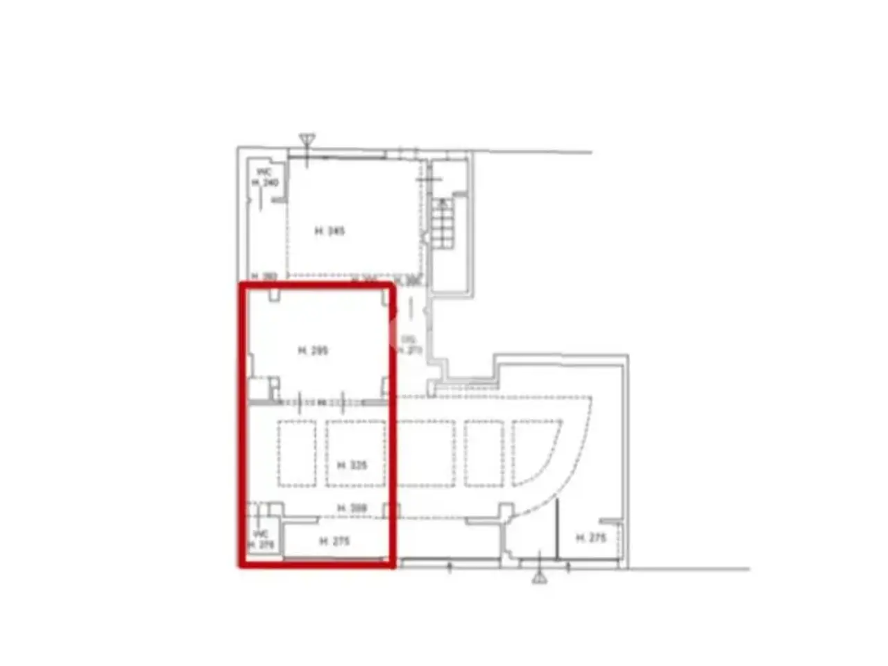 Negozio in Via Baccio da Montelupo, Firenze, {3} - Planimetria 1