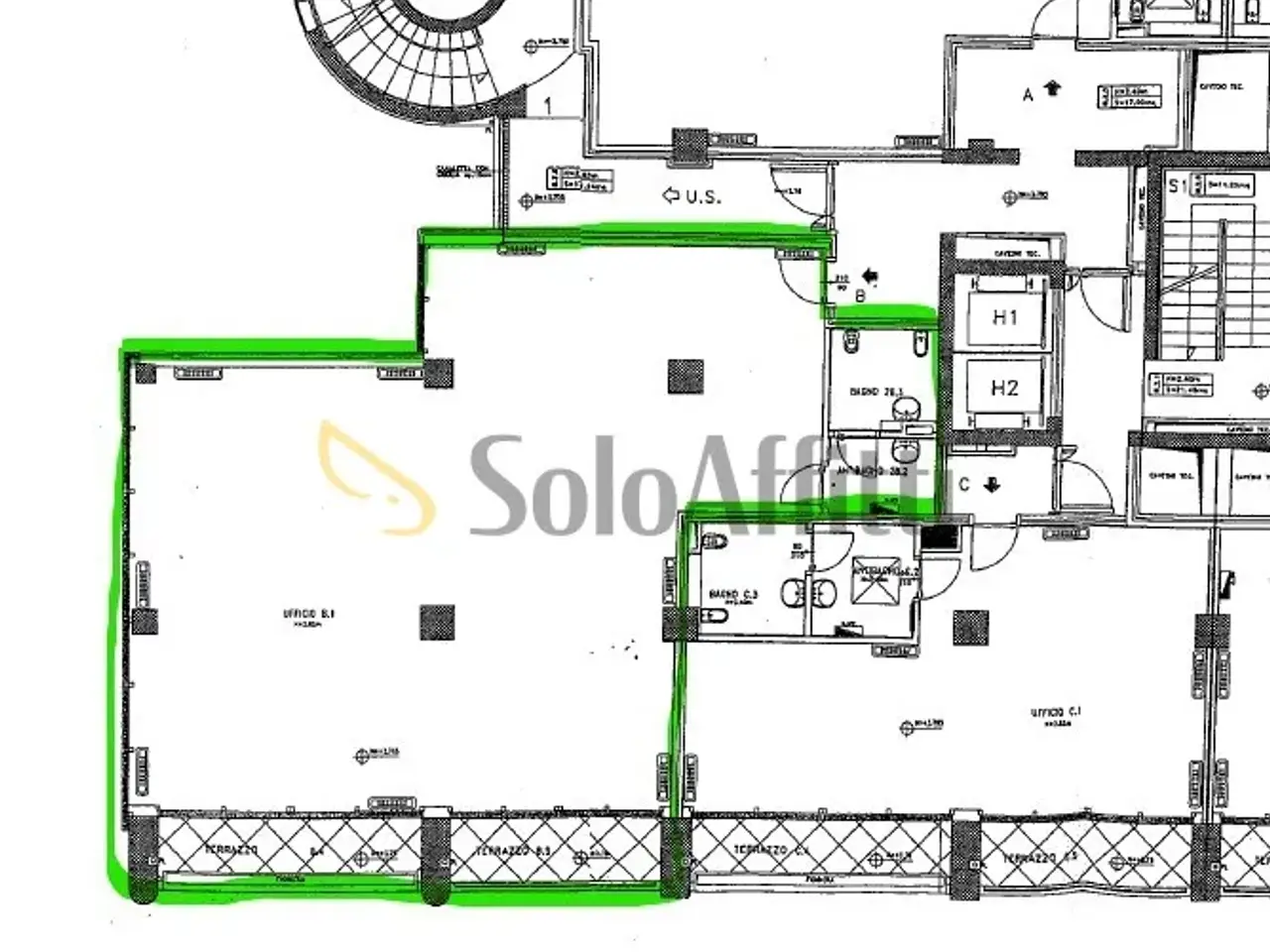 Ufficio in , Gallarate, {3} - Planimetria 1