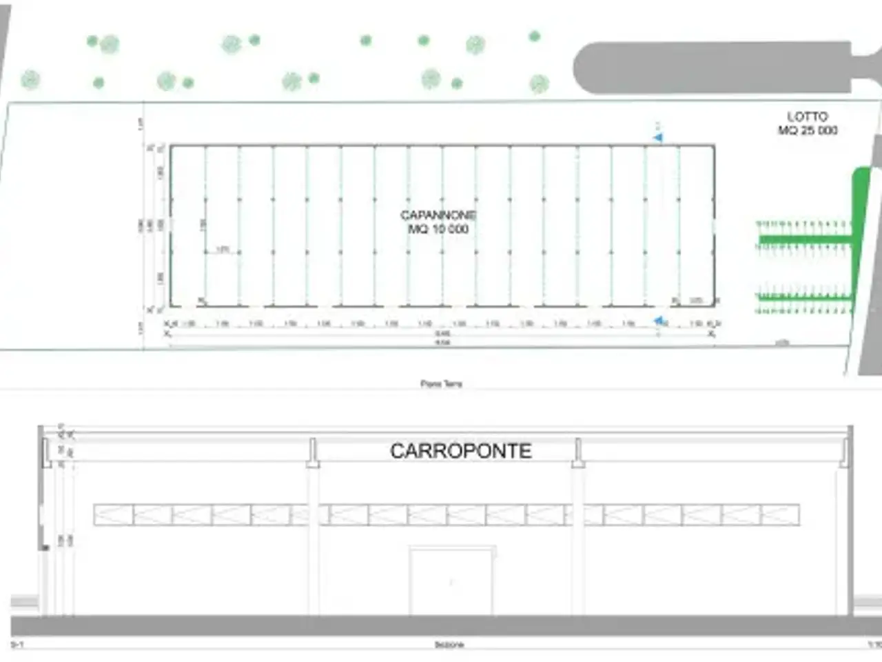 Capannone in Via Lumignacco, Udine, {3} - Planimetria 1