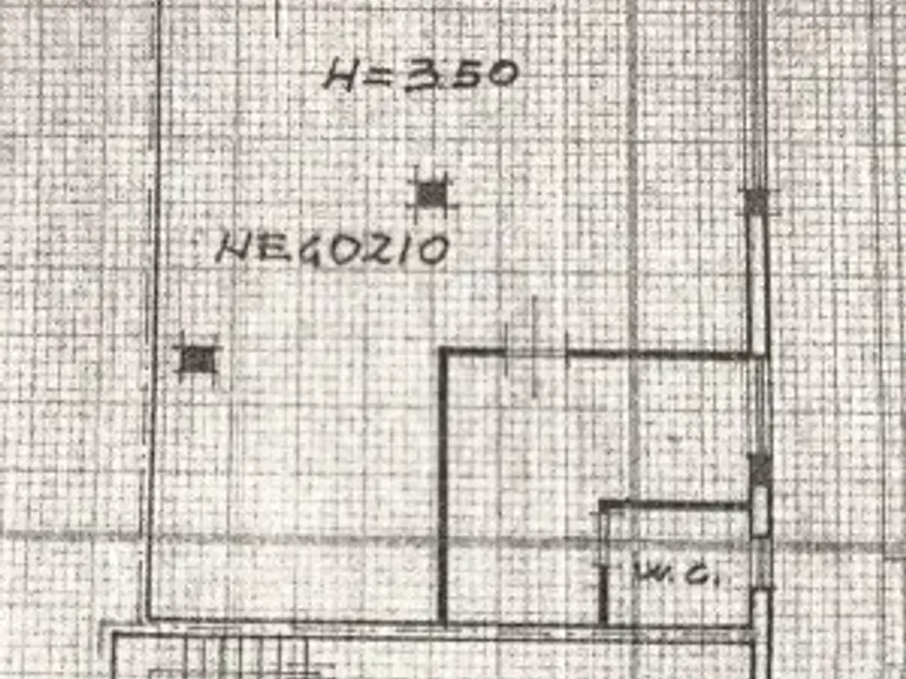 Negozio in Via Cesare Battisti, Gazzaniga, {3} - Planimetria 1