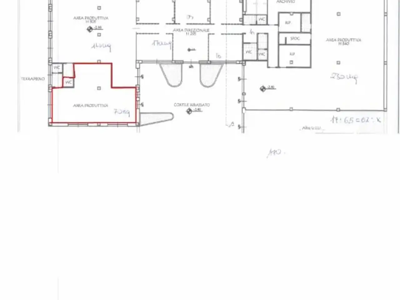 Laboratorio in Via Luigi Einaudi 29, Moncalieri, {3} - Planimetria 1