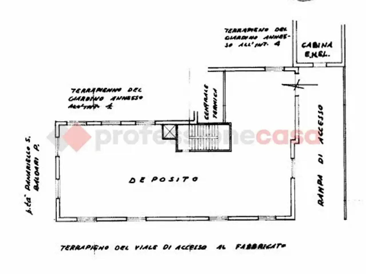 Magazzino in Via Martiri della Libertà  17, San Giorgio A Cremano, {3} - Planimetria 1