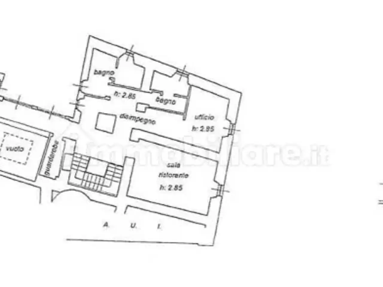 Ufficio in Via Francesco Adobati, Alzano Lombardo, {3} - Planimetria 1
