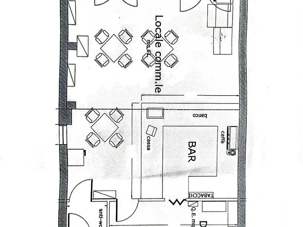 Esercizio commerciale in Via Pertini 26/28, San Marco Evangelista, {3} - Planimetria 1