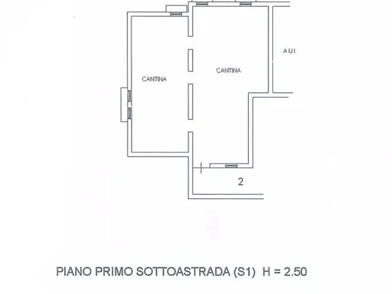 Magazzino in Via Fontanella  13, Alta Valle Intelvi, {3} - Planimetria 1