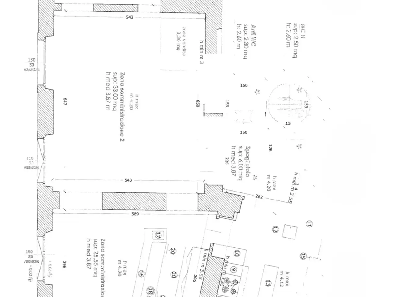 Ristorante in Belfiore, Torino, {3} - Planimetria 1