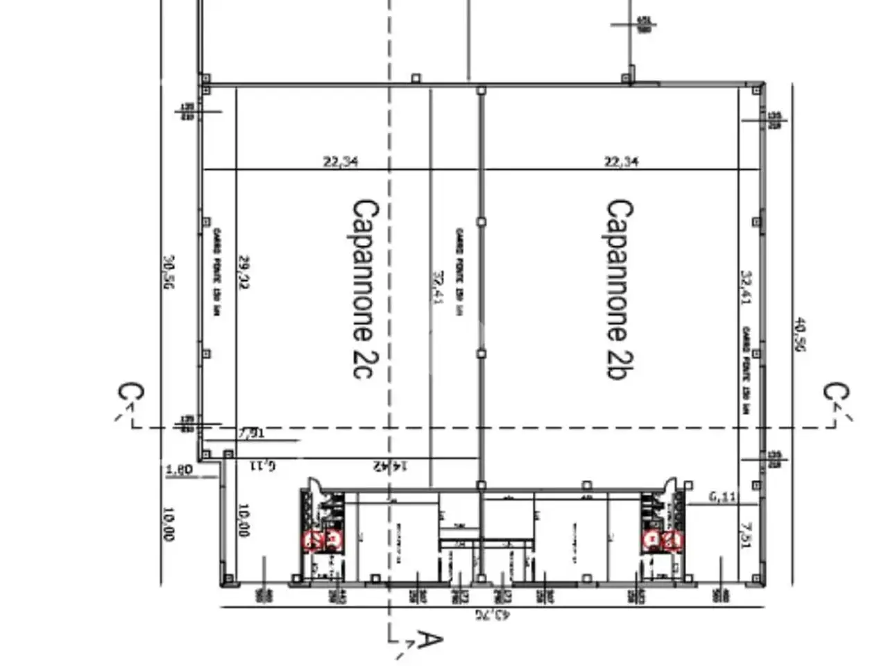 Capannone in Via Romagna, Castano Primo, {3} - Planimetria 1