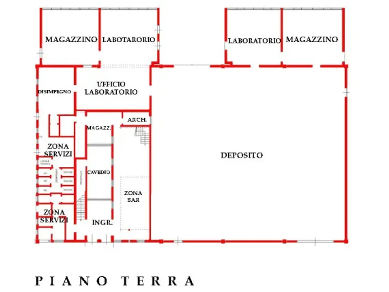 Capannone in Viale Lombardia 9, Bozzolo, {3} - Planimetria 1