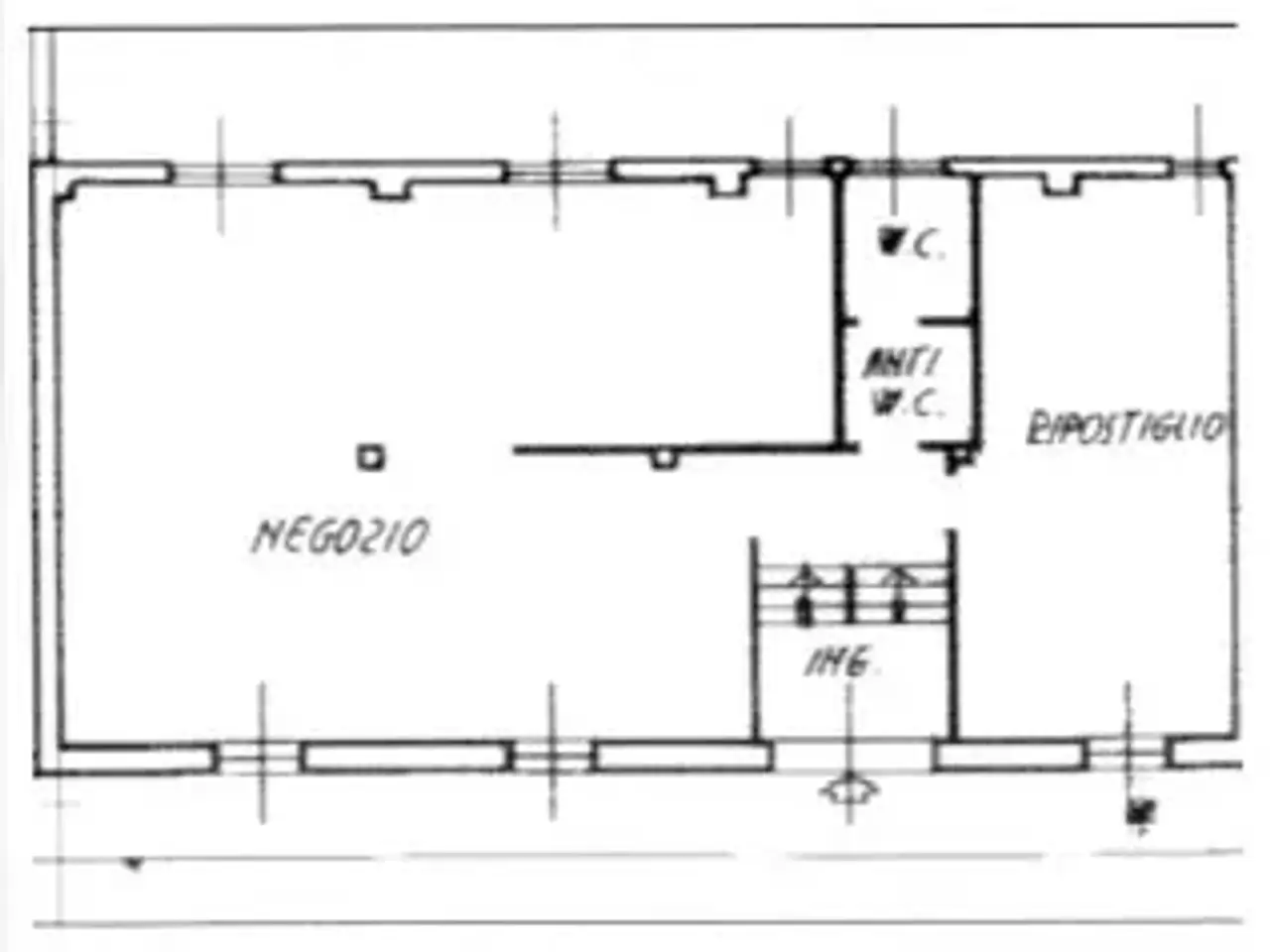 Ufficio in Via Mazzini, Romano Di Lombardia, {3} - Planimetria 1