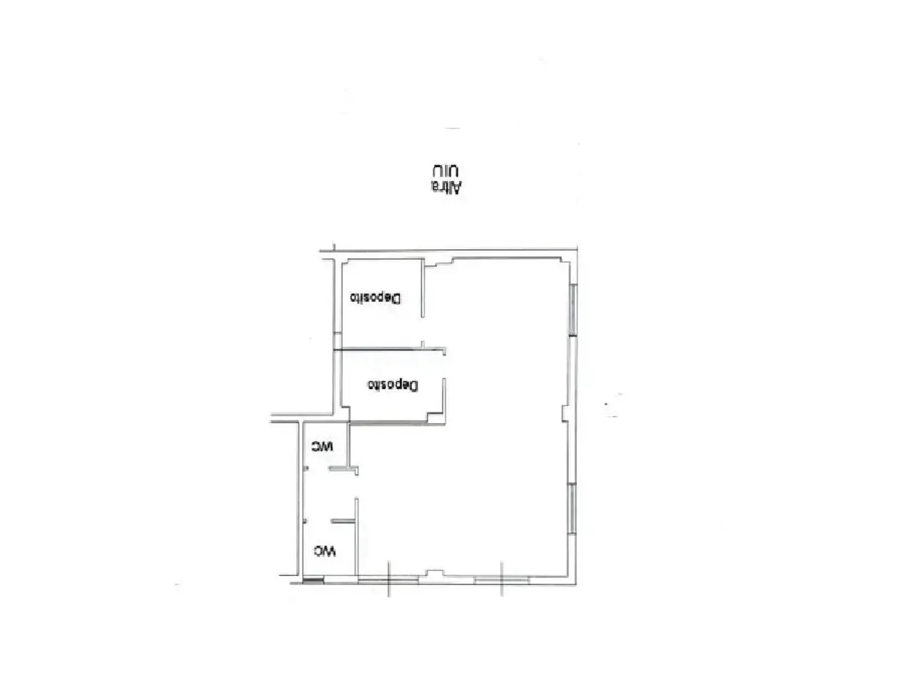 Negozio in Via Irto 39, Dipignano, {3} - Planimetria 1