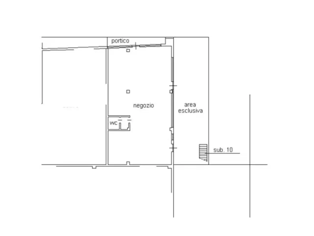 Negozio in Via delle Rose, Bolgare, {3} - Planimetria 1