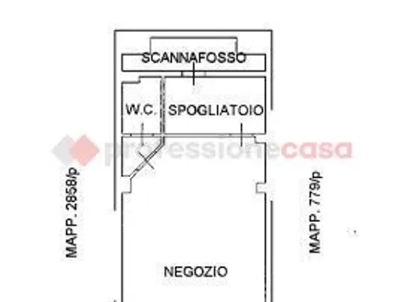 Negozio in Via Roma  13/B, Castelnuovo Di Garfagnana, {3} - Planimetria 1