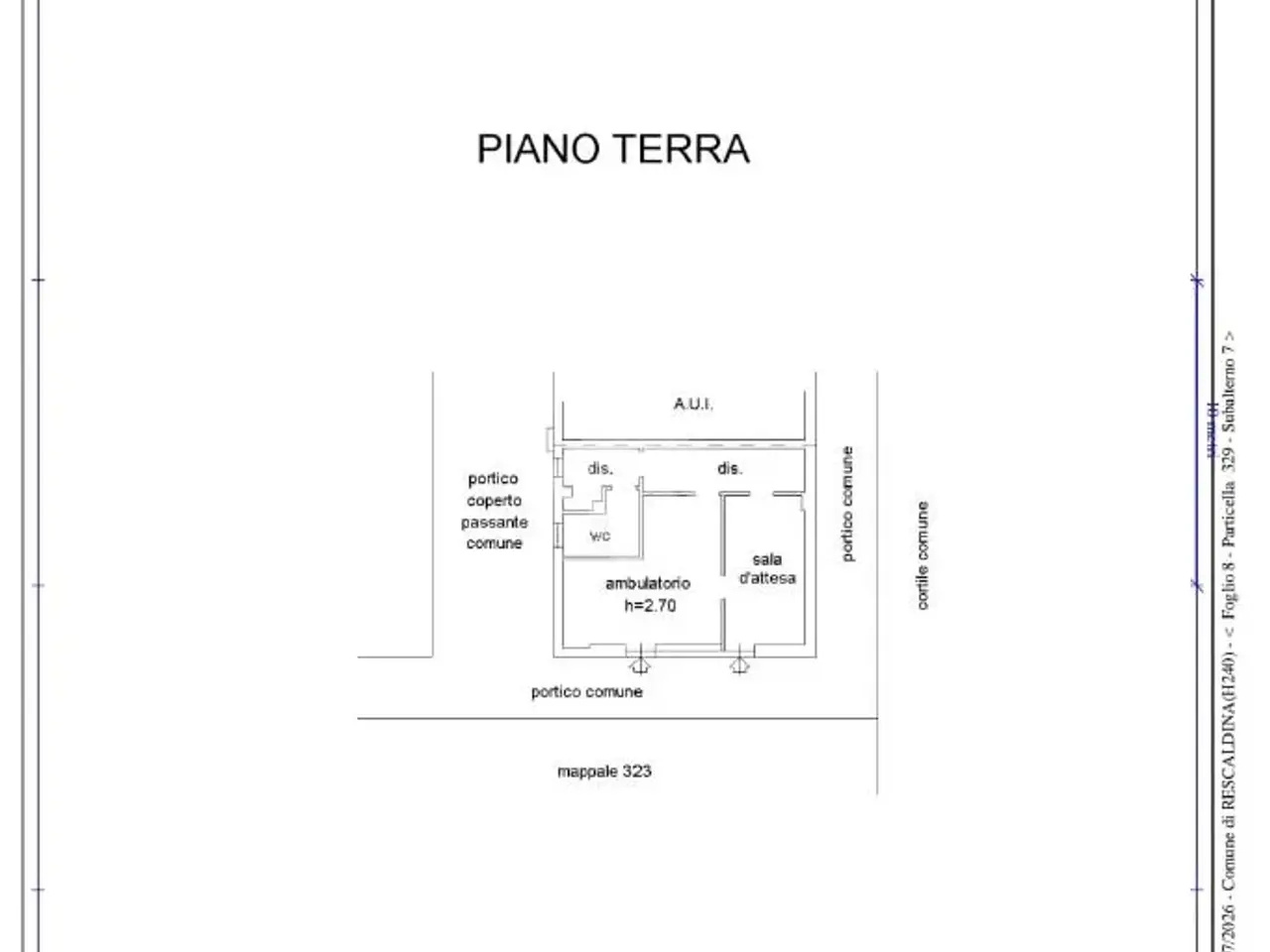 Negozio in Via Piave 17, Rescaldina, {3} - Planimetria 1