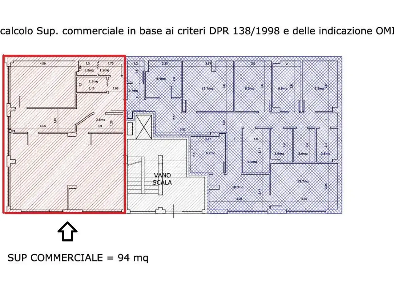 Ufficio in Via Ippolito Nievo 37, Giulianova, {3} - Planimetria 1