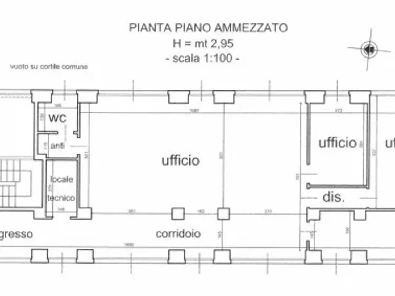 Ufficio in Via Pietro Micca 8, Biella, {3} - Planimetria 1