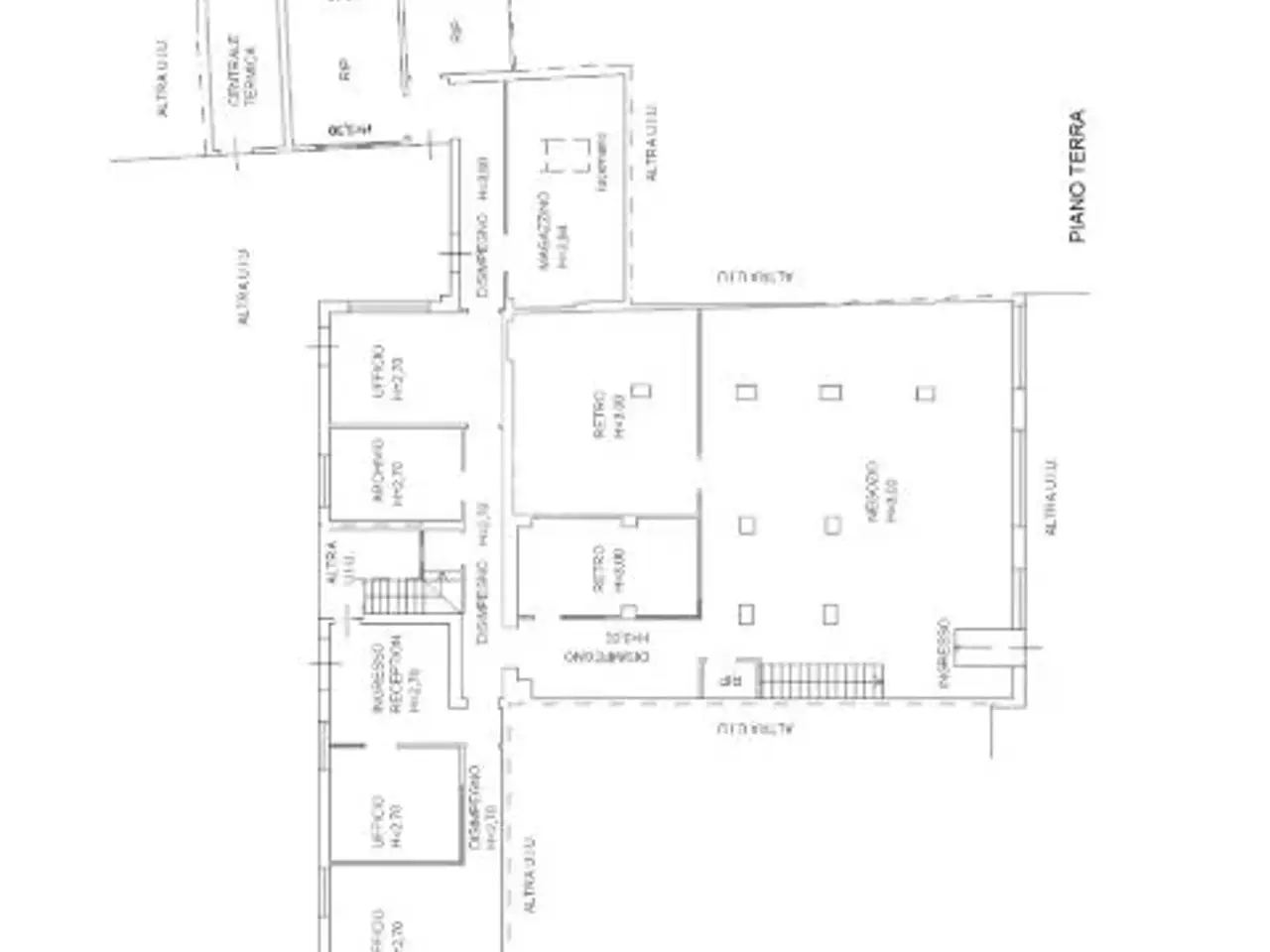 Ufficio in Via Aldo Moro, Casalgrande, {3} - Planimetria 1