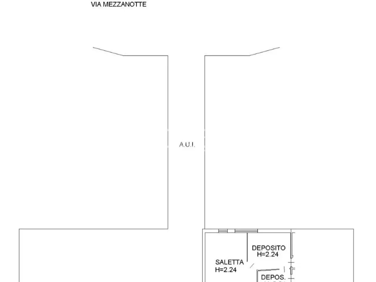 Negozio in Via Mezzanotte 20, Cervia, {3} - Planimetria 1