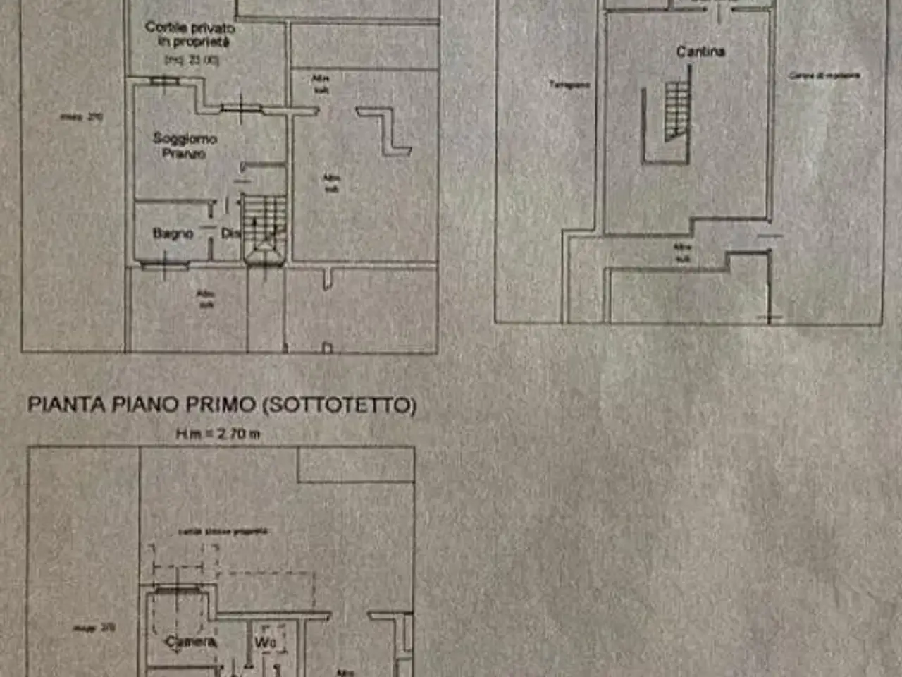 Villa a schiera in vendita, Via Monte Cervino 2, La Loggia - Planimetria 1