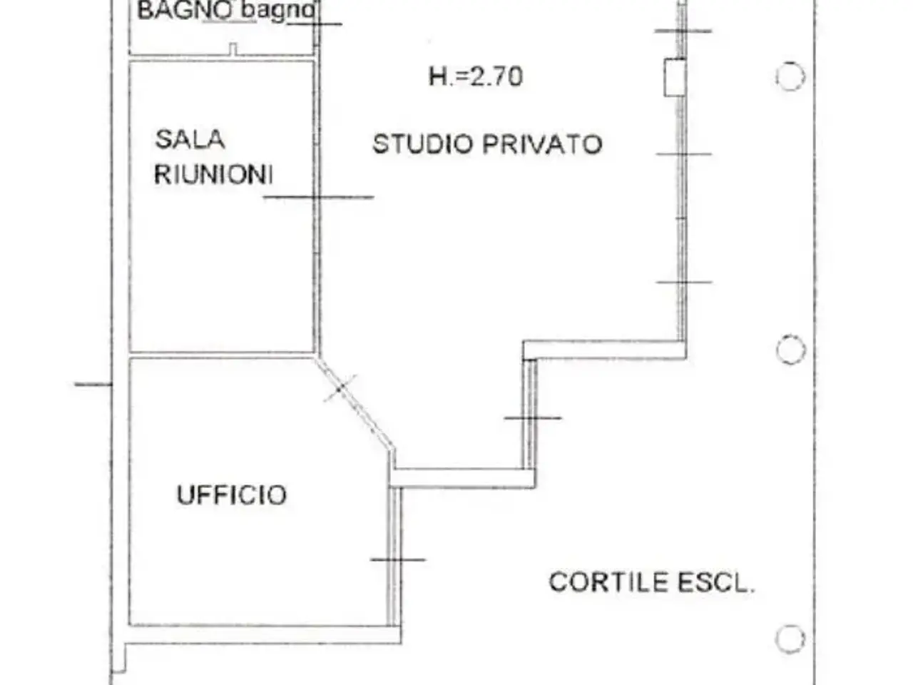 Ufficio in Via Achille Pozzi 1, Carpenedolo, {3} - Planimetria 1