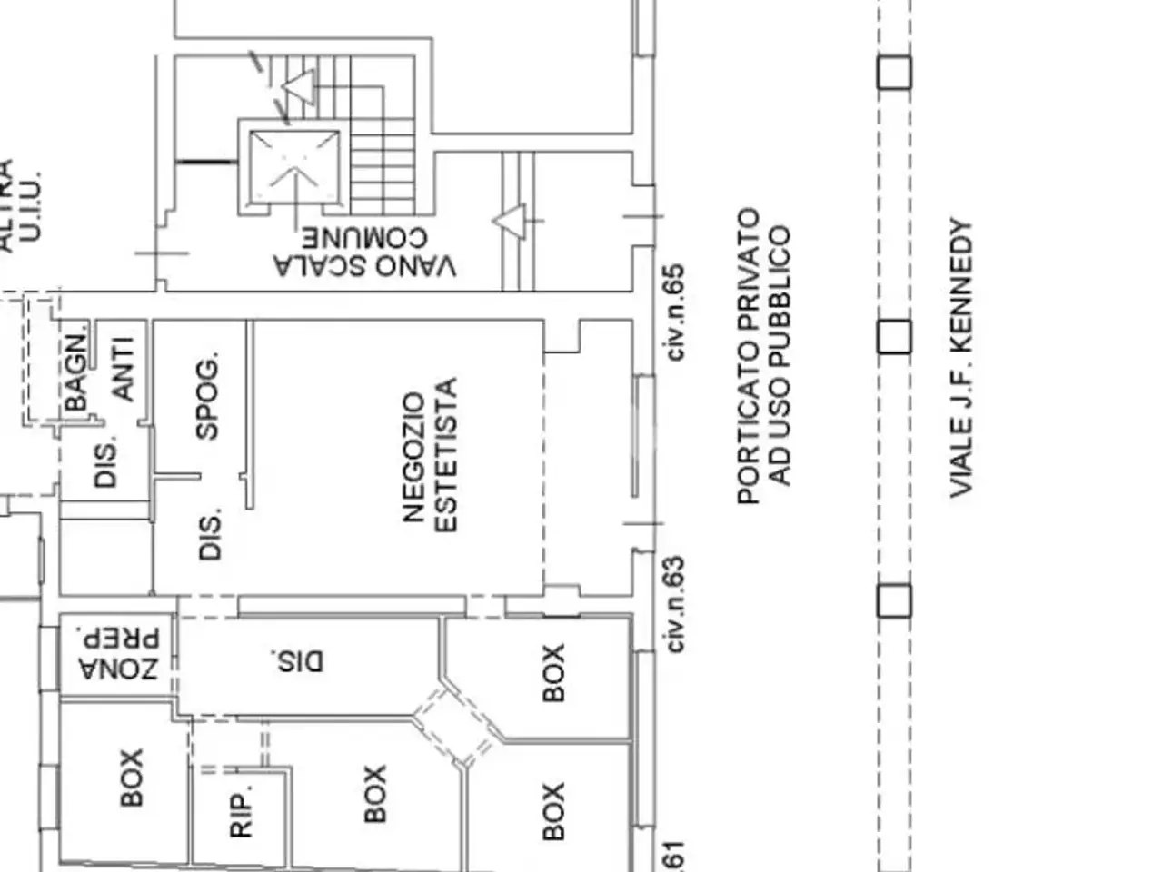Negozio in Viale Kennedy 61, Sasso Marconi, {3} - Planimetria 1