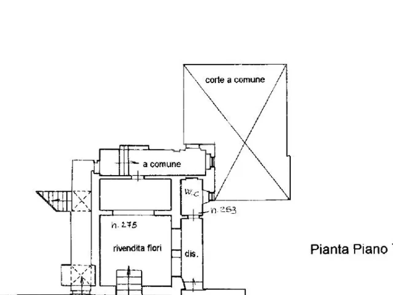 Negozio in Piazza Cavour 6, San Giovanni Valdarno, {3} - Planimetria 1