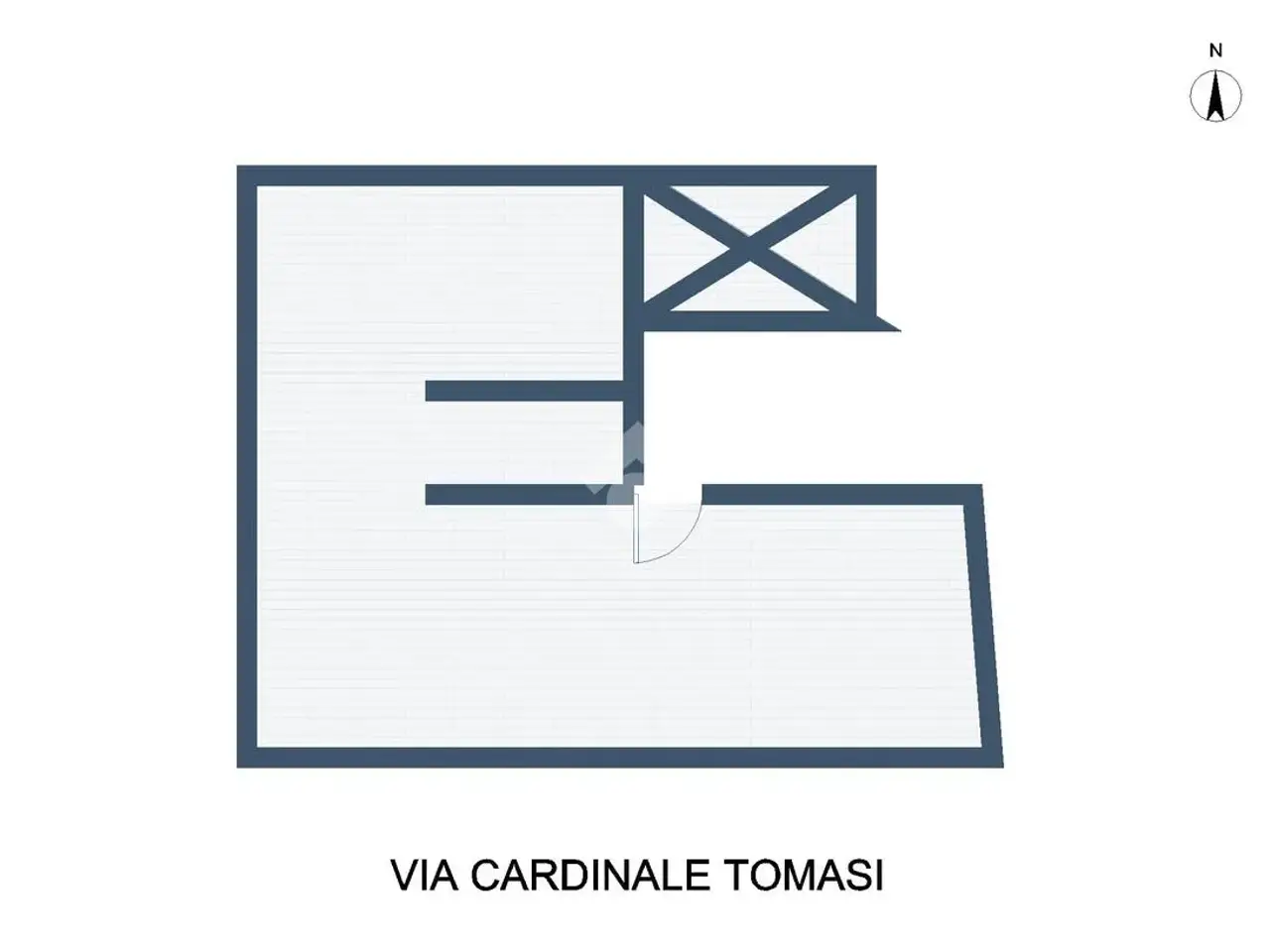 Magazzino in Via Cardinale Tomasi 14, Palermo, {3} - Planimetria 1