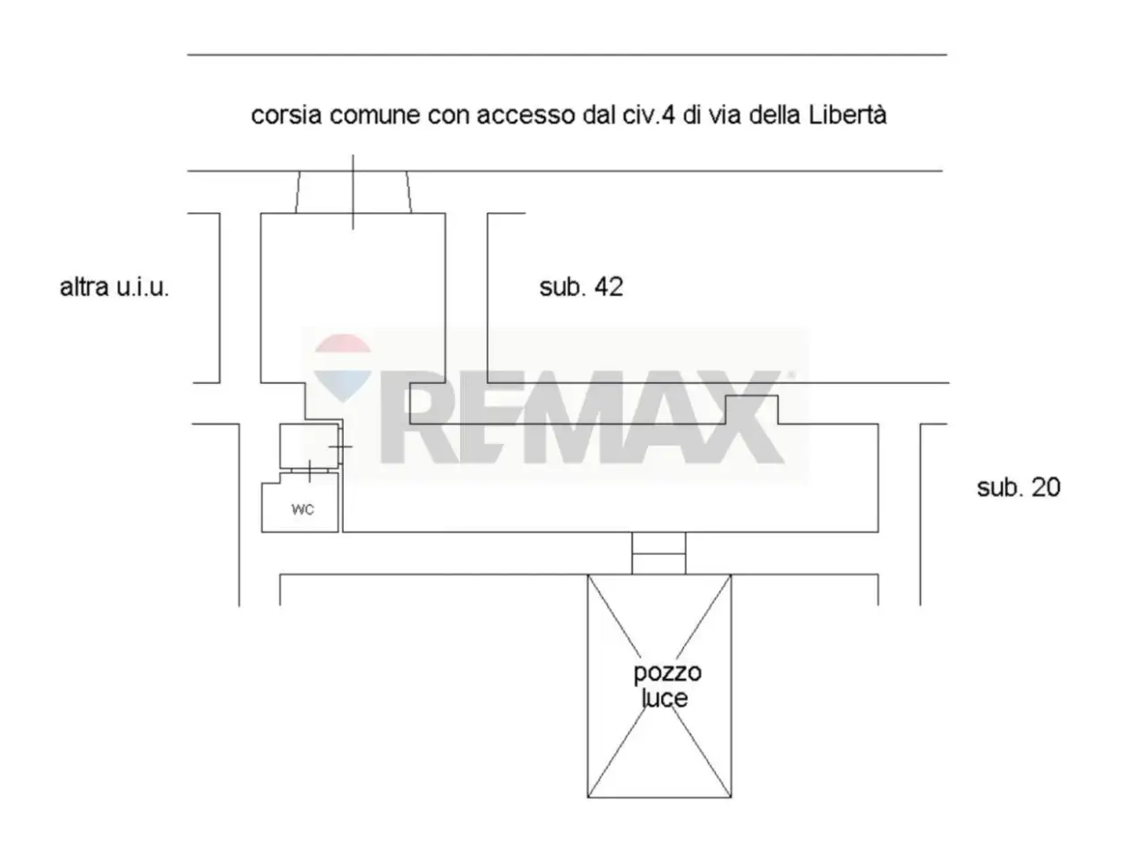Ufficio in Via Libertà 4, Palermo, {3} - Planimetria 1