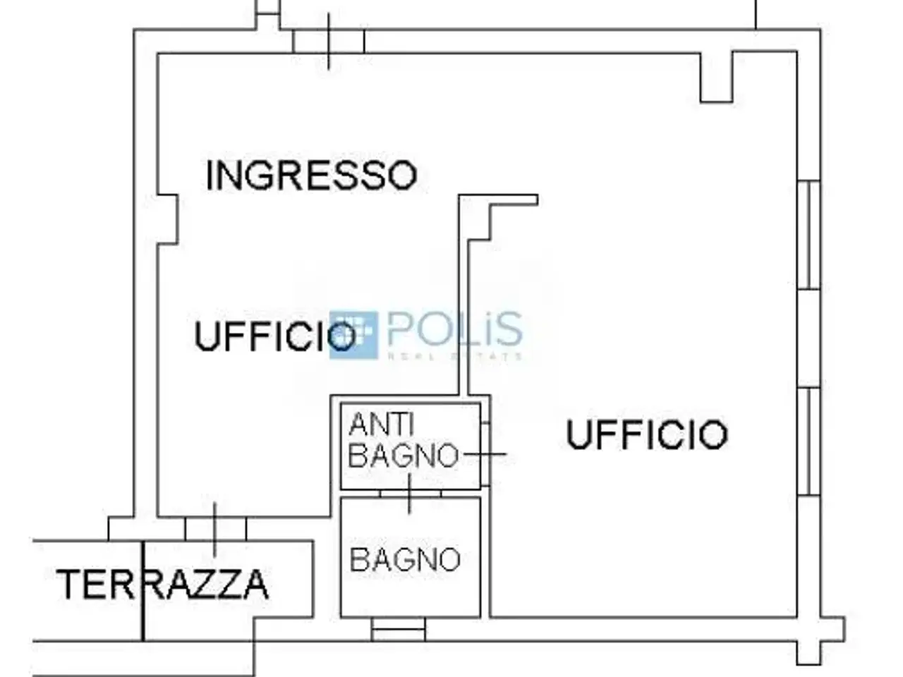 Ufficio in Stanga, Padova, {3} - Planimetria 1