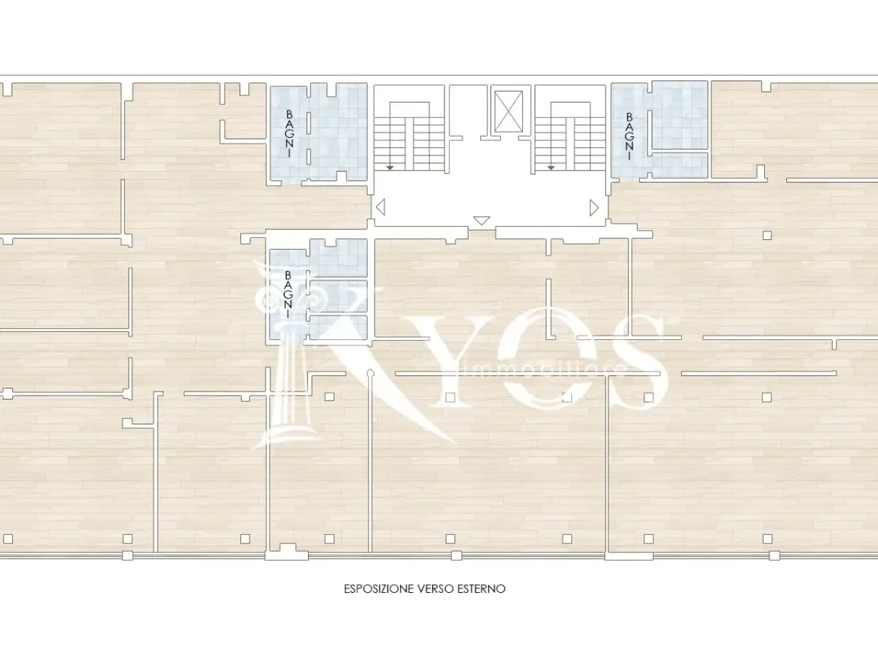 Ufficio in Via Riccardo Pitteri 110, Milano, {3} - Planimetria 1