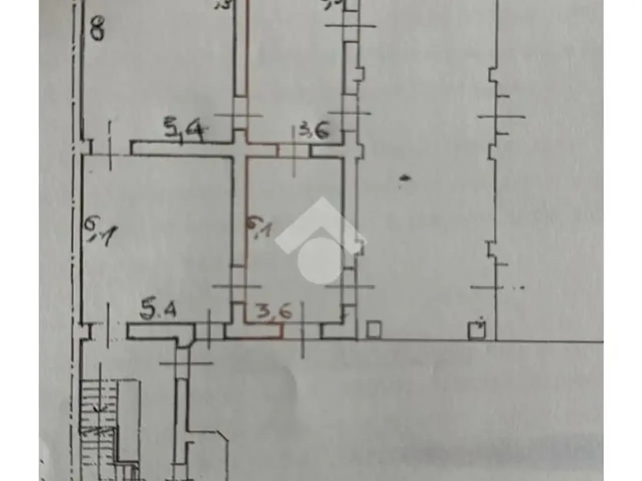 Ufficio in Via Fratelli Cairoli 19, Brescia, {3} - Planimetria 1
