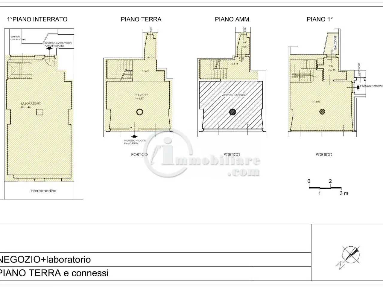 Negozio in Piazza Giuseppe Missori, Milano, {3} - Planimetria 1