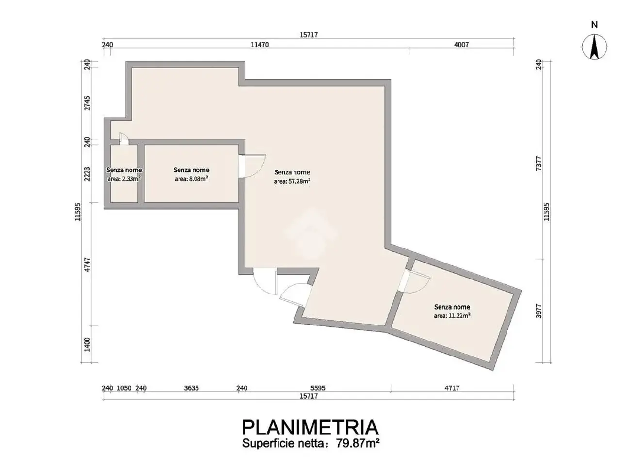 Negozio in Piazza XXIX Aprile 191, San Giorgio In Bosco, {3} - Planimetria 1