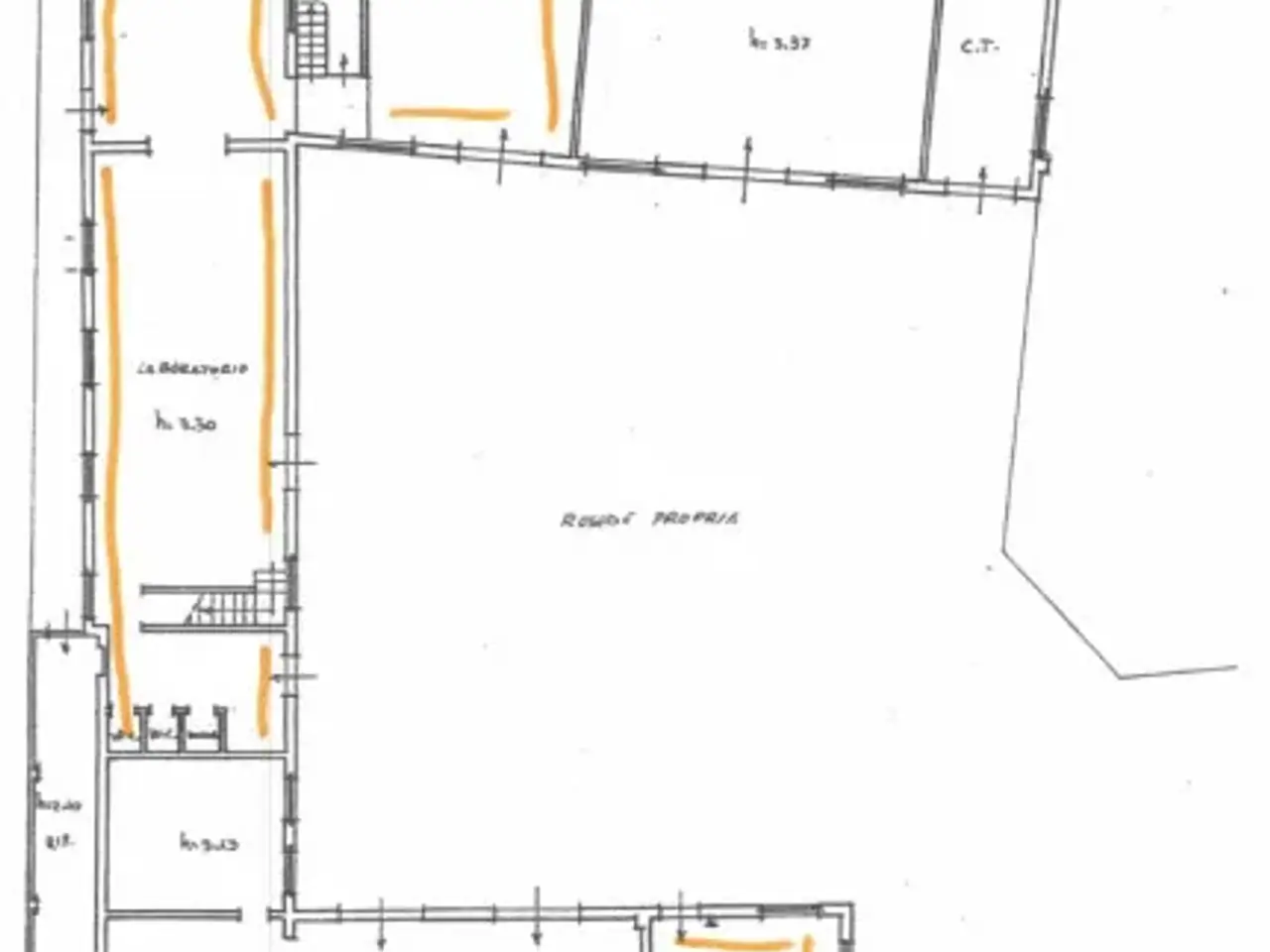 Capannone in Via delle Ville 291, Capannori, {3} - Planimetria 1