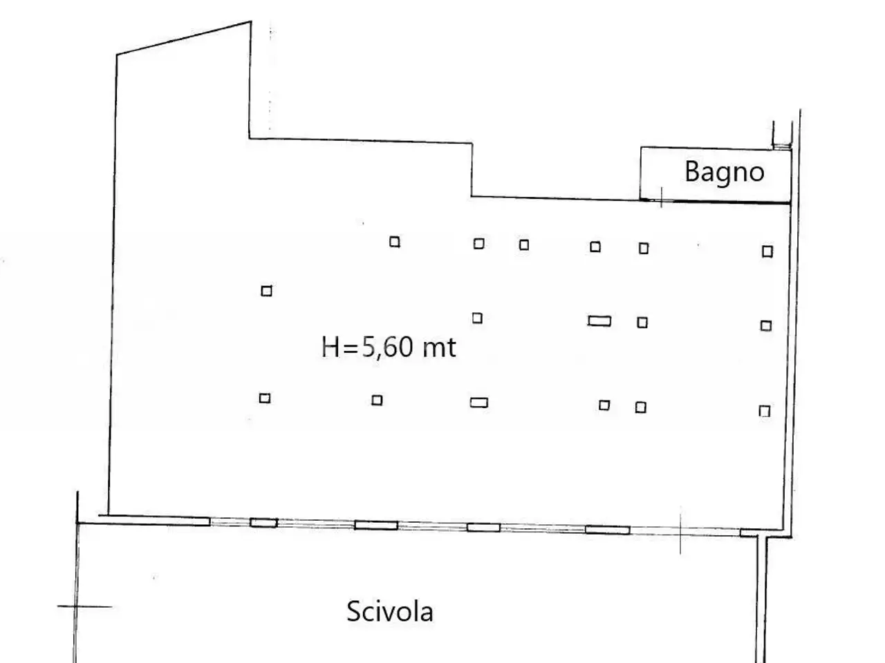 Magazzino in Via Passo Gravina 184 a, Catania, {3} - Planimetria 1