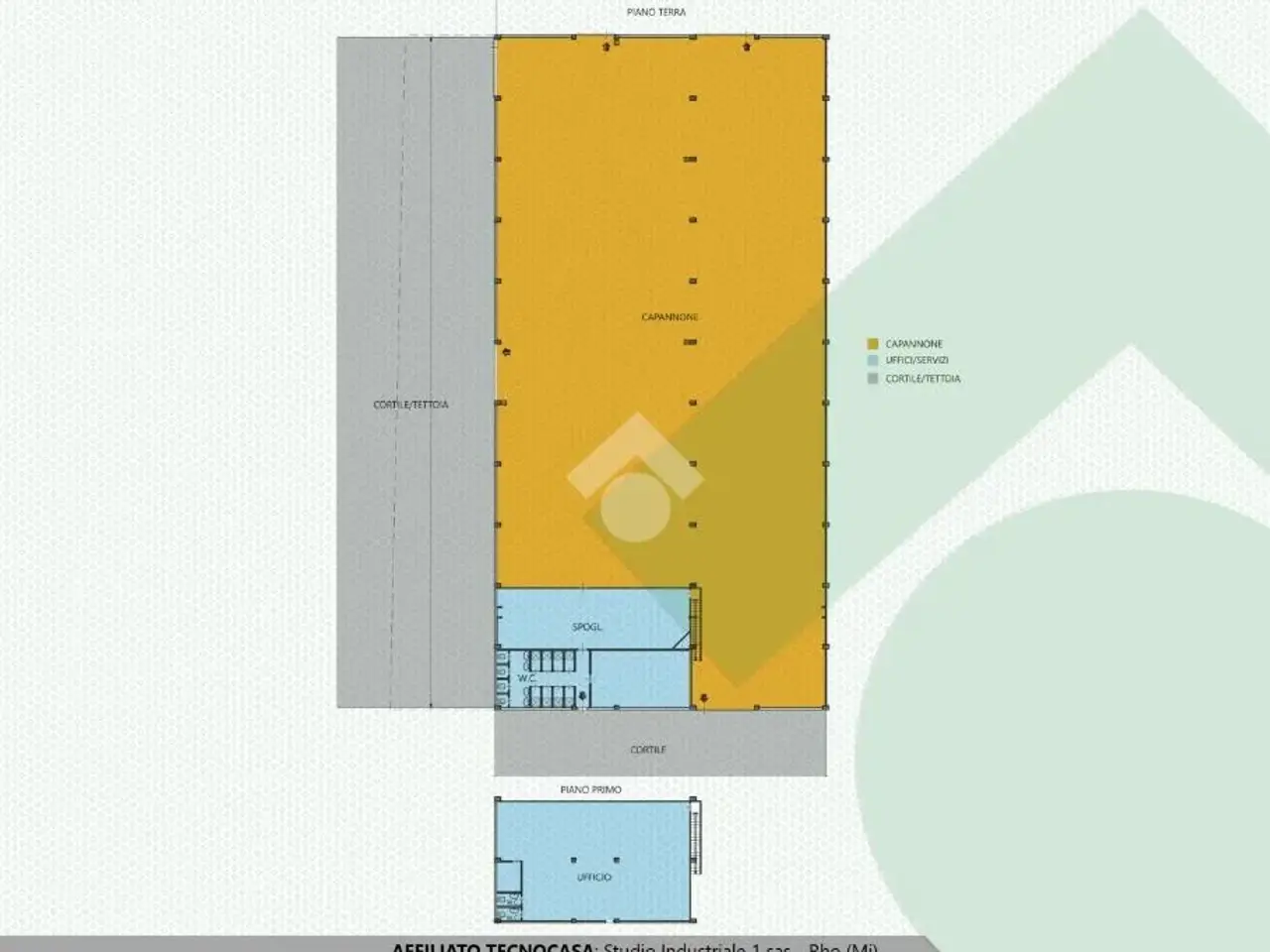 Capannone in Via Giovanni Verga 22, Lainate, {3} - Planimetria 1