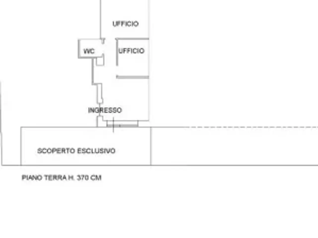 Negozio in Via Nolfi 91/a, Fano, {3} - Planimetria 1