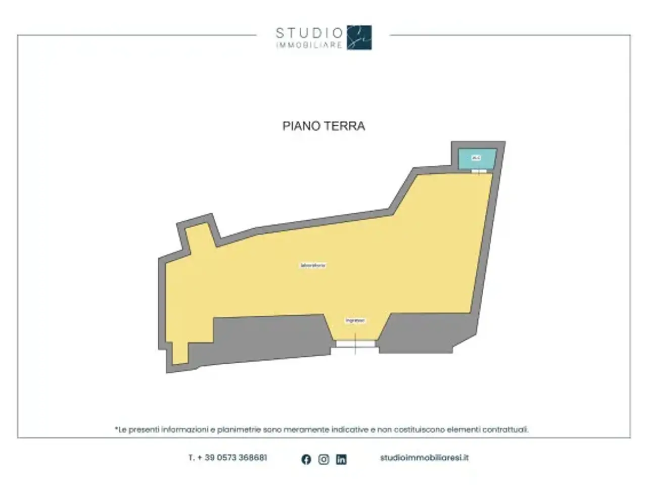 Negozio in Via Porta Carratica, Pistoia, {3} - Planimetria 1