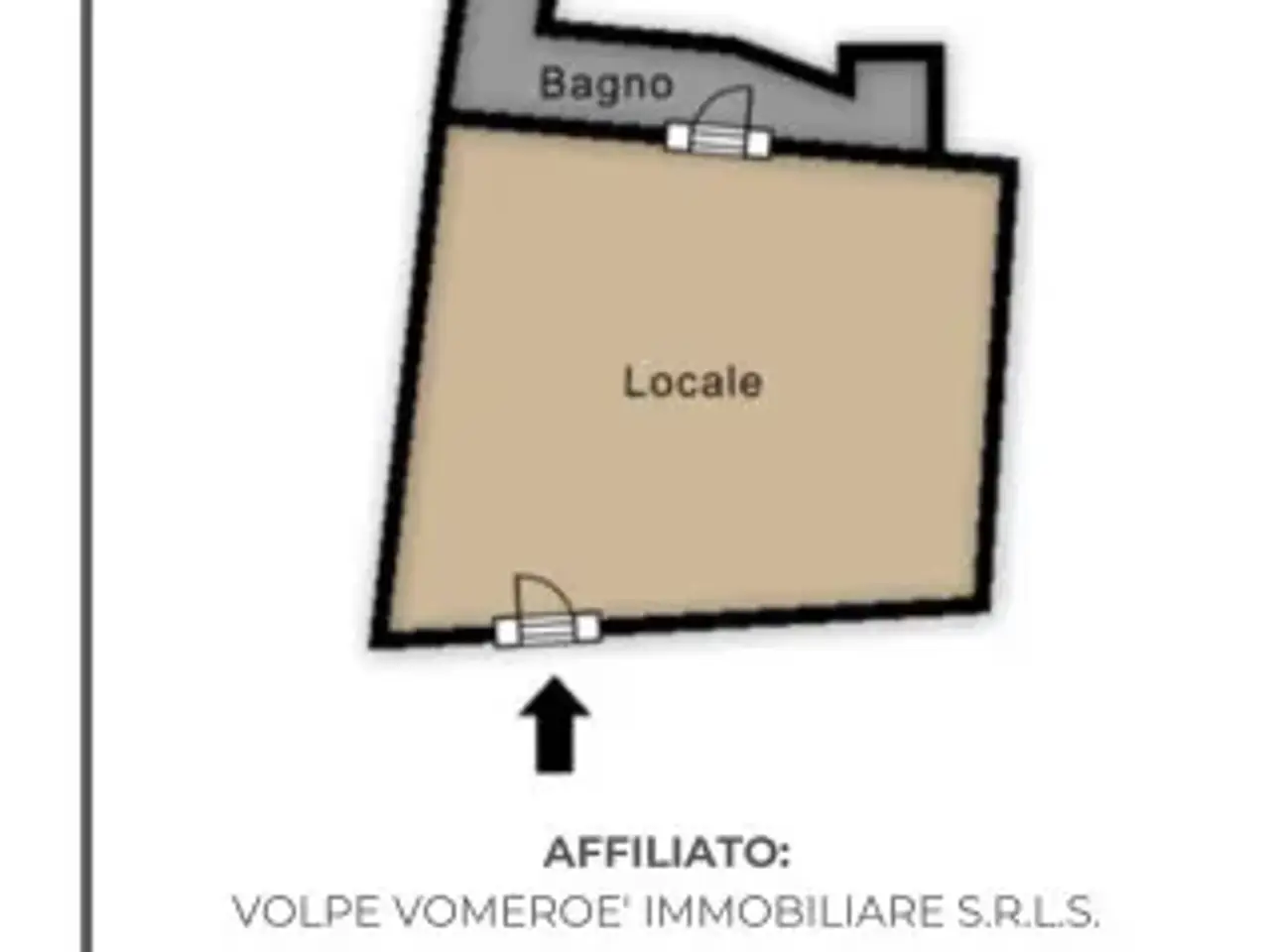 Negozio in Via Matteo Renato Imbriani 155, Napoli, {3} - Planimetria 1